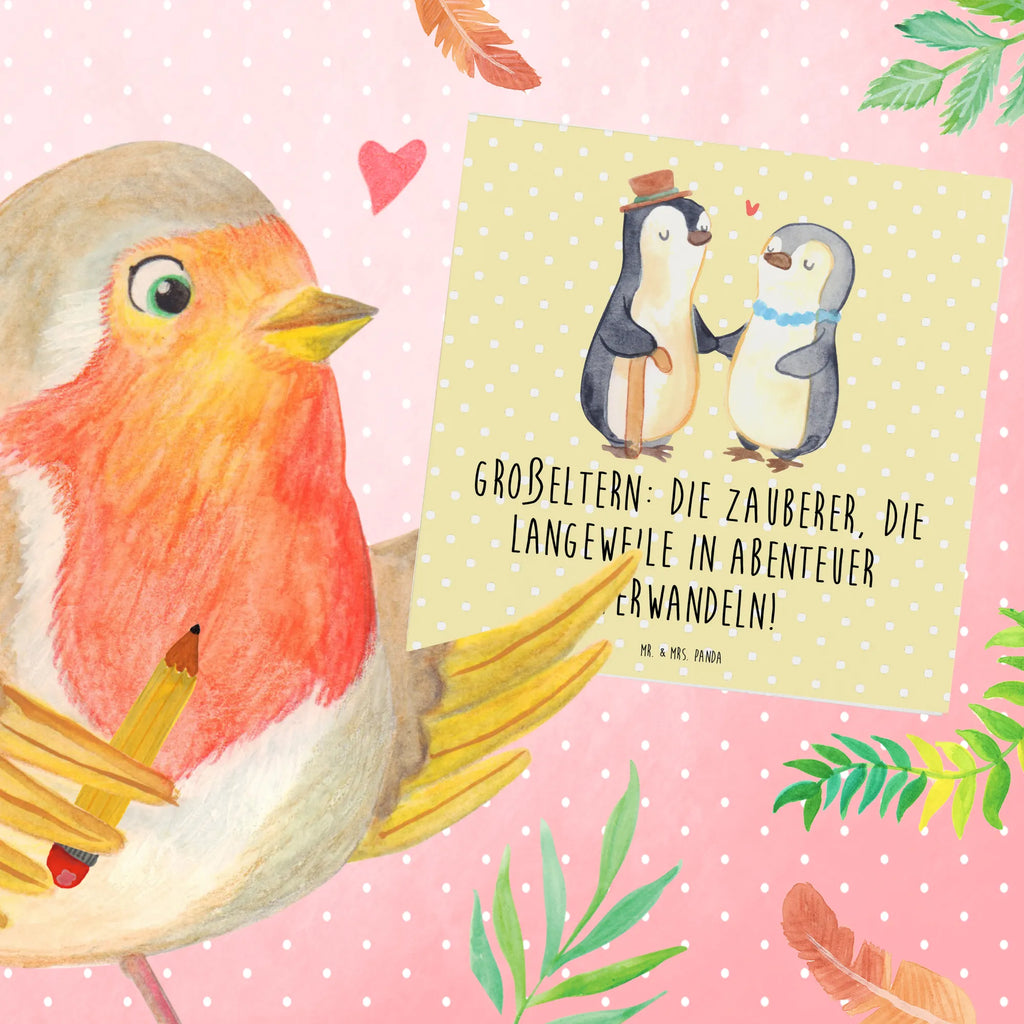 Deluxe Card Großeltern: Die Zauberer, die Langeweile in Abenteuer verwandeln! Einladungskarte, Hochwertige Grußkarte, Hochzeitskarte, Karte, Geburtstagskarte, Grußkarte, Hochwertige Klappkarte, Glückwunschkarte, Klappkarte, Familie, Vatertag, Muttertag, Bruder, Schwester, Mama, Papa, Oma, Opa