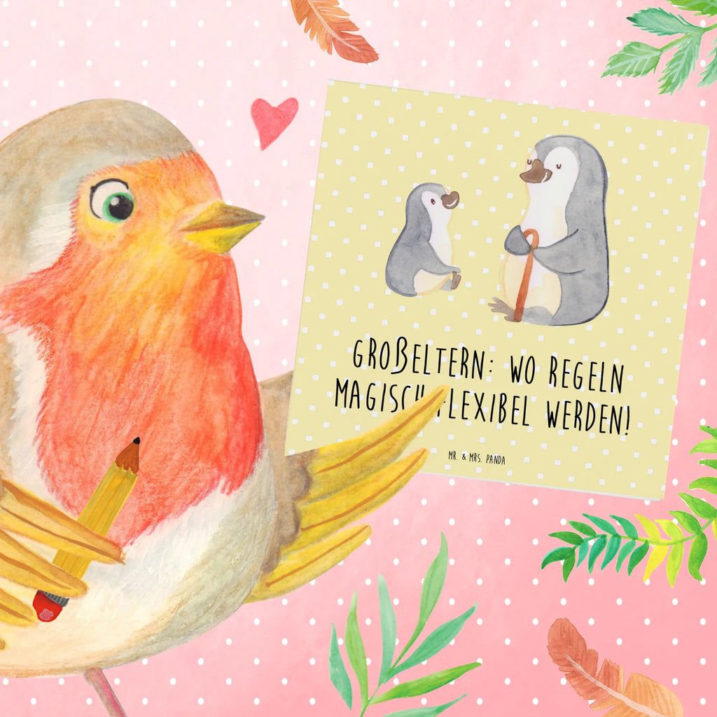 Deluxe Card Großeltern: wo Regeln magisch flexibel werden! Karte, Glückwunschkarte, Einladungskarte, Klappkarte, Hochzeitskarte, Geburtstagskarte, Hochwertige Klappkarte, Grußkarte, Hochwertige Grußkarte, Familie, Vatertag, Muttertag, Bruder, Schwester, Mama, Papa, Oma, Opa