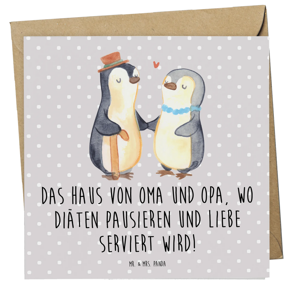 Deluxe Card Das Haus von Oma und Opa, wo Diäten pausieren und Liebe serviert wird! Hochzeitskarte, Geburtstagskarte, Hochwertige Klappkarte, Einladungskarte, Glückwunschkarte, Grußkarte, Karte, Klappkarte, Hochwertige Grußkarte, Familie, Vatertag, Muttertag, Bruder, Schwester, Mama, Papa, Oma, Opa