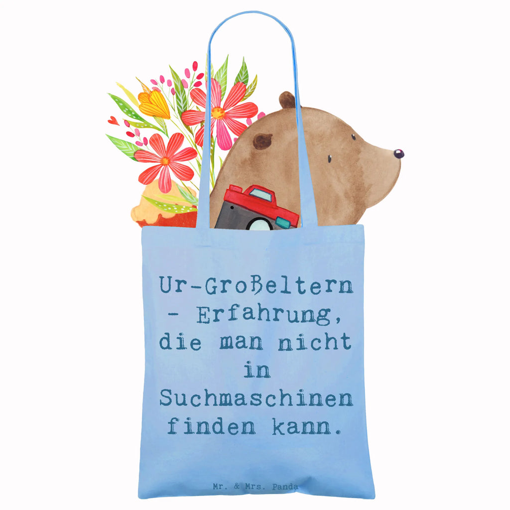 Tote bag Saying Ur-Großeltern - Erfahrung, die man nicht in Suchmaschinen finden kann. Beuteltasche, Beutel, Einkaufstasche, Jutebeutel, Stoffbeutel, Tasche, Shopper, Umhängetasche, Strandtasche, Schultertasche, Stofftasche, Tragetasche, Badetasche, Jutetasche, Einkaufstüte, Laptoptasche, Familie, Vatertag, Muttertag, Bruder, Schwester, Mama, Papa, Oma, Opa