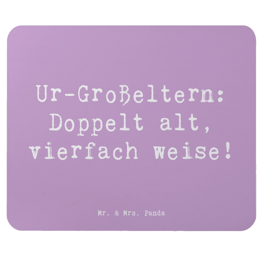 Mouse mat Saying Ur-Großeltern: Doppelt alt, vierfach weise! Mousepad, Computer zubehör, Büroausstattung, PC Zubehör, Arbeitszimmer, Mauspad, Einzigartiges Mauspad, Designer Mauspad, Mausunterlage, Mauspad Büro, Familie, Vatertag, Muttertag, Bruder, Schwester, Mama, Papa, Oma, Opa