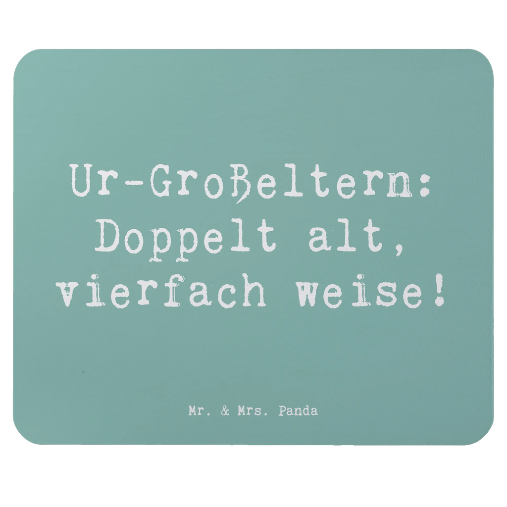 Mouse mat Saying Ur-Großeltern: Doppelt alt, vierfach weise! Mousepad, Computer zubehör, Büroausstattung, PC Zubehör, Arbeitszimmer, Mauspad, Einzigartiges Mauspad, Designer Mauspad, Mausunterlage, Mauspad Büro, Familie, Vatertag, Muttertag, Bruder, Schwester, Mama, Papa, Oma, Opa