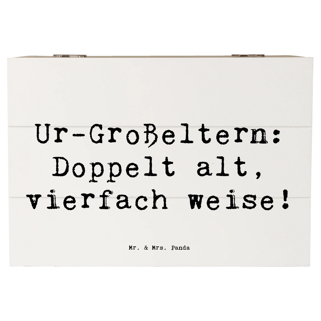 Holzkiste Spruch Ur-Großeltern Weisheit Dekokiste, Schatzkiste, Aufbewahrungsbox, Truhe, Kiste, XXL, Geschenkdose, Schatulle, Erinnerungsbox, Geschenkbox, Erinnerungskiste, Holzkiste, Familie, Vatertag, Muttertag, Bruder, Schwester, Mama, Papa, Oma, Opa