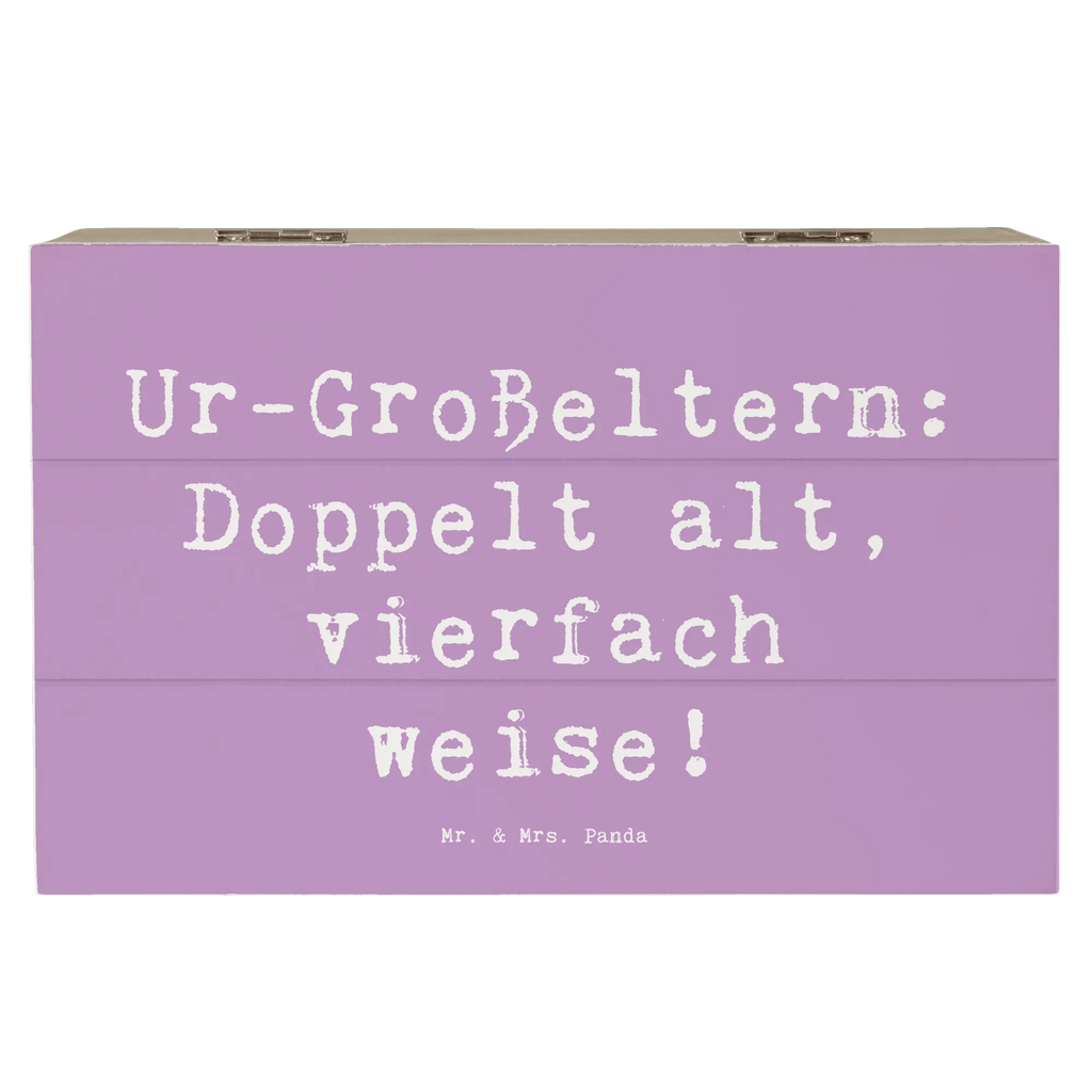 Holzkiste Spruch Ur-Großeltern Weisheit Dekokiste, Schatzkiste, Aufbewahrungsbox, Truhe, Kiste, XXL, Geschenkdose, Schatulle, Erinnerungsbox, Geschenkbox, Erinnerungskiste, Holzkiste, Familie, Vatertag, Muttertag, Bruder, Schwester, Mama, Papa, Oma, Opa
