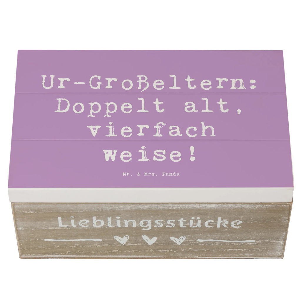 Holzkiste Spruch Ur-Großeltern Weisheit Dekokiste, Schatzkiste, Aufbewahrungsbox, Truhe, Kiste, XXL, Geschenkdose, Schatulle, Erinnerungsbox, Geschenkbox, Erinnerungskiste, Holzkiste, Familie, Vatertag, Muttertag, Bruder, Schwester, Mama, Papa, Oma, Opa