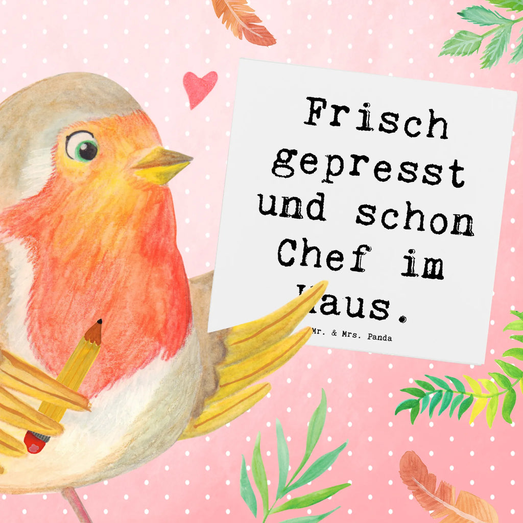 Deluxe Karte Spruch Baby Chef Karte, Hochzeitskarte, Glückwunschkarte, Geburtstagskarte, Hochwertige Grußkarte, Einladungskarte, Hochwertige Klappkarte, Grußkarte, Klappkarte, Familie, Vatertag, Muttertag, Bruder, Schwester, Mama, Papa, Oma, Opa