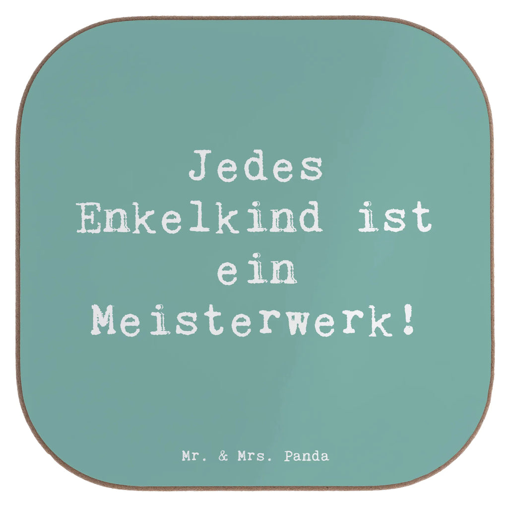 Square coaster Saying Jedes Enkelkind ist ein Meisterwerk! Untersetzer, Bierdeckel, Glasuntersetzer, Untersetzer Gläser, Getränkeuntersetzer, Untersetzer aus Holz, Untersetzer für Gläser, Korkuntersetzer, Untersetzer Holz, Holzuntersetzer, Tassen Untersetzer, Untersetzer Design, Familie, Vatertag, Muttertag, Bruder, Schwester, Mama, Papa, Oma, Opa