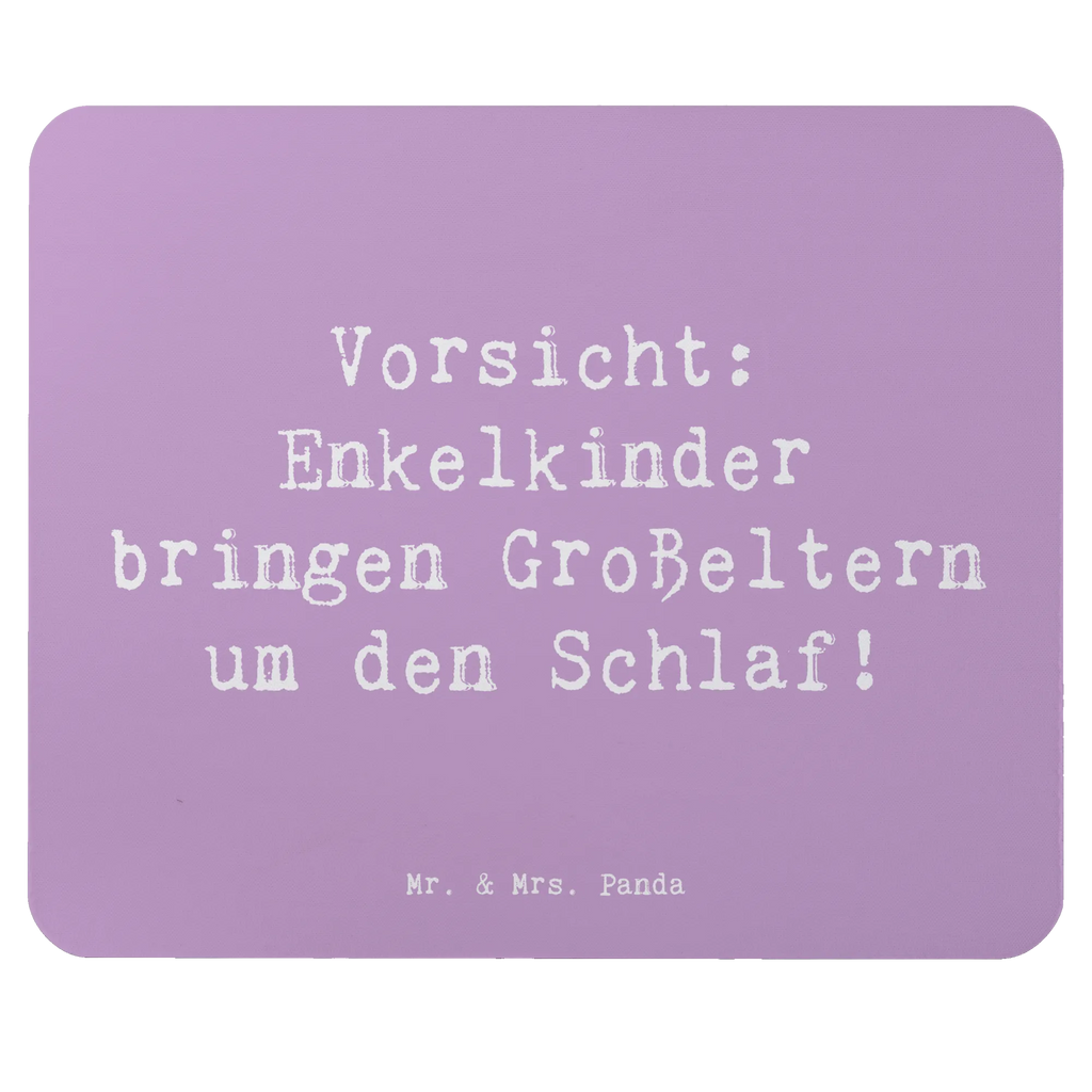 Mouse mat Saying Vorsicht: Enkelkinder bringen Großeltern um den Schlaf! Mousepad, Computer zubehör, Büroausstattung, PC Zubehör, Arbeitszimmer, Mauspad, Einzigartiges Mauspad, Designer Mauspad, Mausunterlage, Mauspad Büro, Familie, Vatertag, Muttertag, Bruder, Schwester, Mama, Papa, Oma, Opa