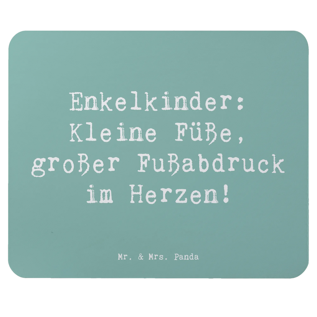 Mouse mat Saying Enkelkinder: Kleine Füße, großer Fußabdruck im Herzen! Mousepad, Computer zubehör, Büroausstattung, PC Zubehör, Arbeitszimmer, Mauspad, Einzigartiges Mauspad, Designer Mauspad, Mausunterlage, Mauspad Büro, Familie, Vatertag, Muttertag, Bruder, Schwester, Mama, Papa, Oma, Opa