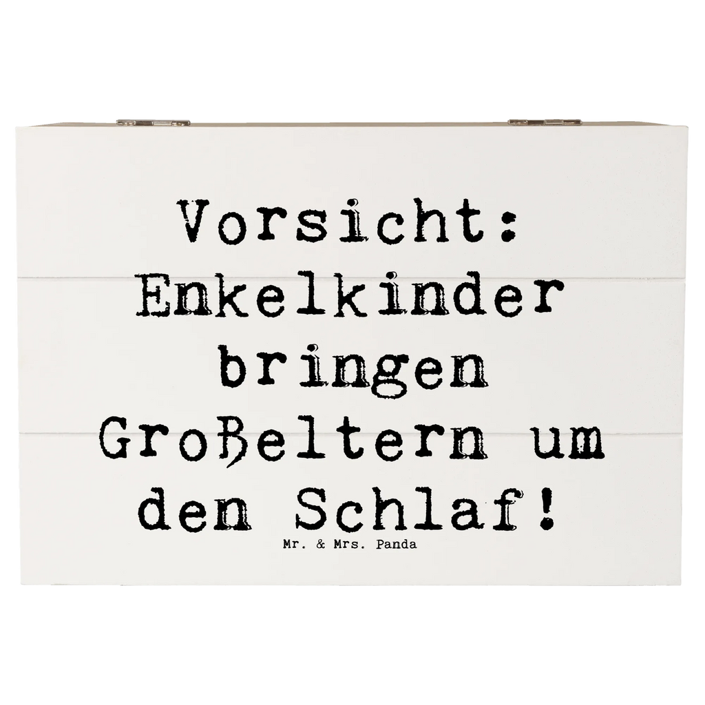 Holzkiste Spruch Enkelkinder XXL, Erinnerungskiste, Schatzkiste, Schatulle, Aufbewahrungsbox, Geschenkbox, Erinnerungsbox, Truhe, Kiste, Dekokiste, Geschenkdose, Holzkiste, Familie, Vatertag, Muttertag, Bruder, Schwester, Mama, Papa, Oma, Opa