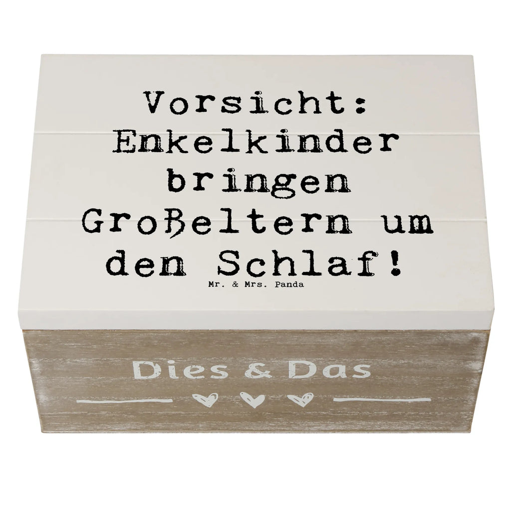 Holzkiste Spruch Enkelkinder XXL, Erinnerungskiste, Schatzkiste, Schatulle, Aufbewahrungsbox, Geschenkbox, Erinnerungsbox, Truhe, Kiste, Dekokiste, Geschenkdose, Holzkiste, Familie, Vatertag, Muttertag, Bruder, Schwester, Mama, Papa, Oma, Opa