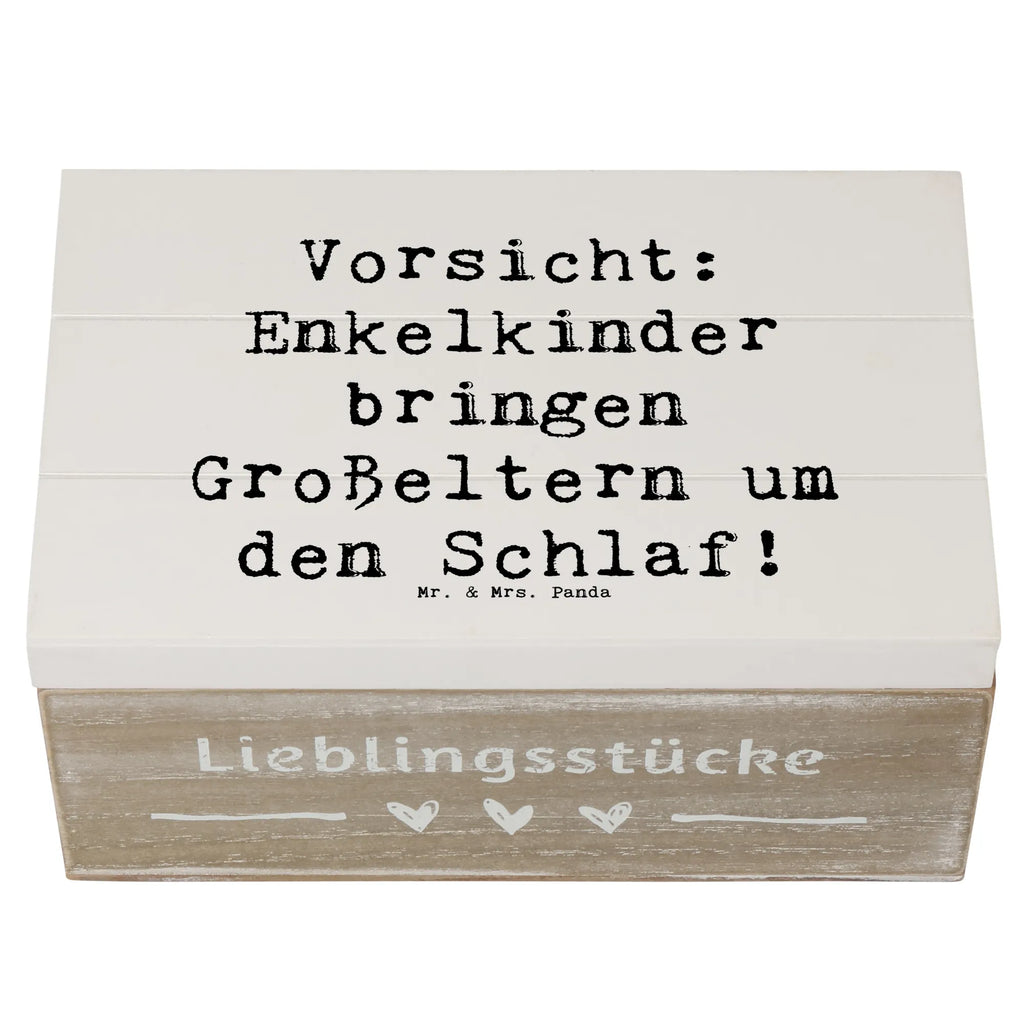 Holzkiste Spruch Enkelkinder XXL, Erinnerungskiste, Schatzkiste, Schatulle, Aufbewahrungsbox, Geschenkbox, Erinnerungsbox, Truhe, Kiste, Dekokiste, Geschenkdose, Holzkiste, Familie, Vatertag, Muttertag, Bruder, Schwester, Mama, Papa, Oma, Opa