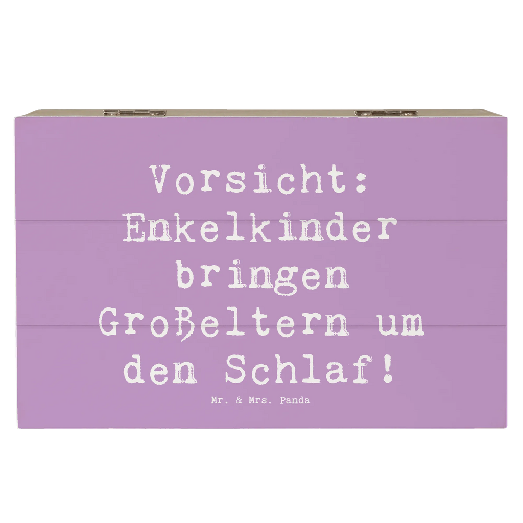 Holzkiste Spruch Enkelkinder XXL, Erinnerungskiste, Schatzkiste, Schatulle, Aufbewahrungsbox, Geschenkbox, Erinnerungsbox, Truhe, Kiste, Dekokiste, Geschenkdose, Holzkiste, Familie, Vatertag, Muttertag, Bruder, Schwester, Mama, Papa, Oma, Opa