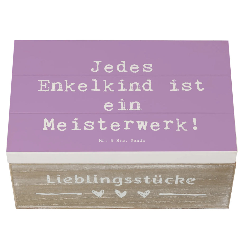 Holzkiste Spruch Enkelkinder Meisterwerk Dekokiste, Kiste, Holzkiste, XXL, Truhe, Schatzkiste, Schatulle, Erinnerungsbox, Geschenkdose, Aufbewahrungsbox, Geschenkbox, Erinnerungskiste, Familie, Vatertag, Muttertag, Bruder, Schwester, Mama, Papa, Oma, Opa