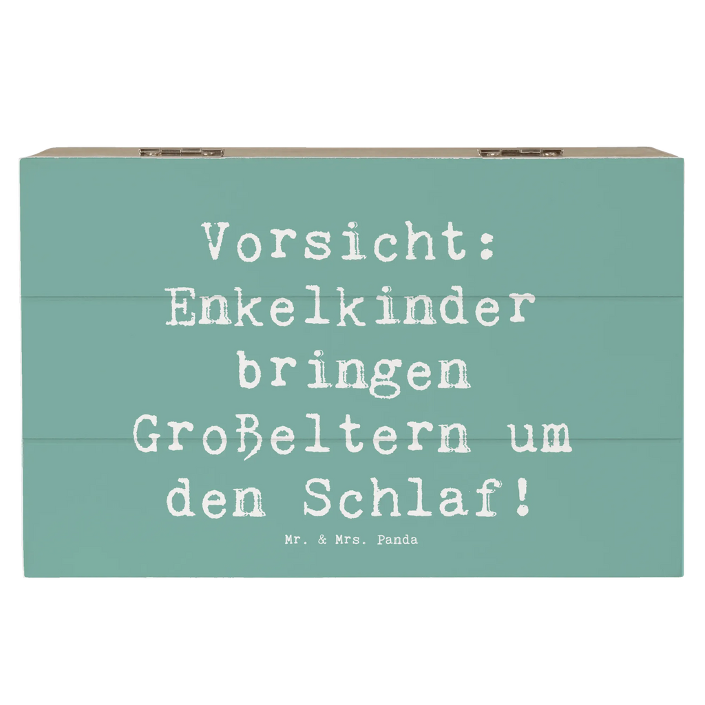 Holzkiste Spruch Enkelkinder XXL, Erinnerungskiste, Schatzkiste, Schatulle, Aufbewahrungsbox, Geschenkbox, Erinnerungsbox, Truhe, Kiste, Dekokiste, Geschenkdose, Holzkiste, Familie, Vatertag, Muttertag, Bruder, Schwester, Mama, Papa, Oma, Opa