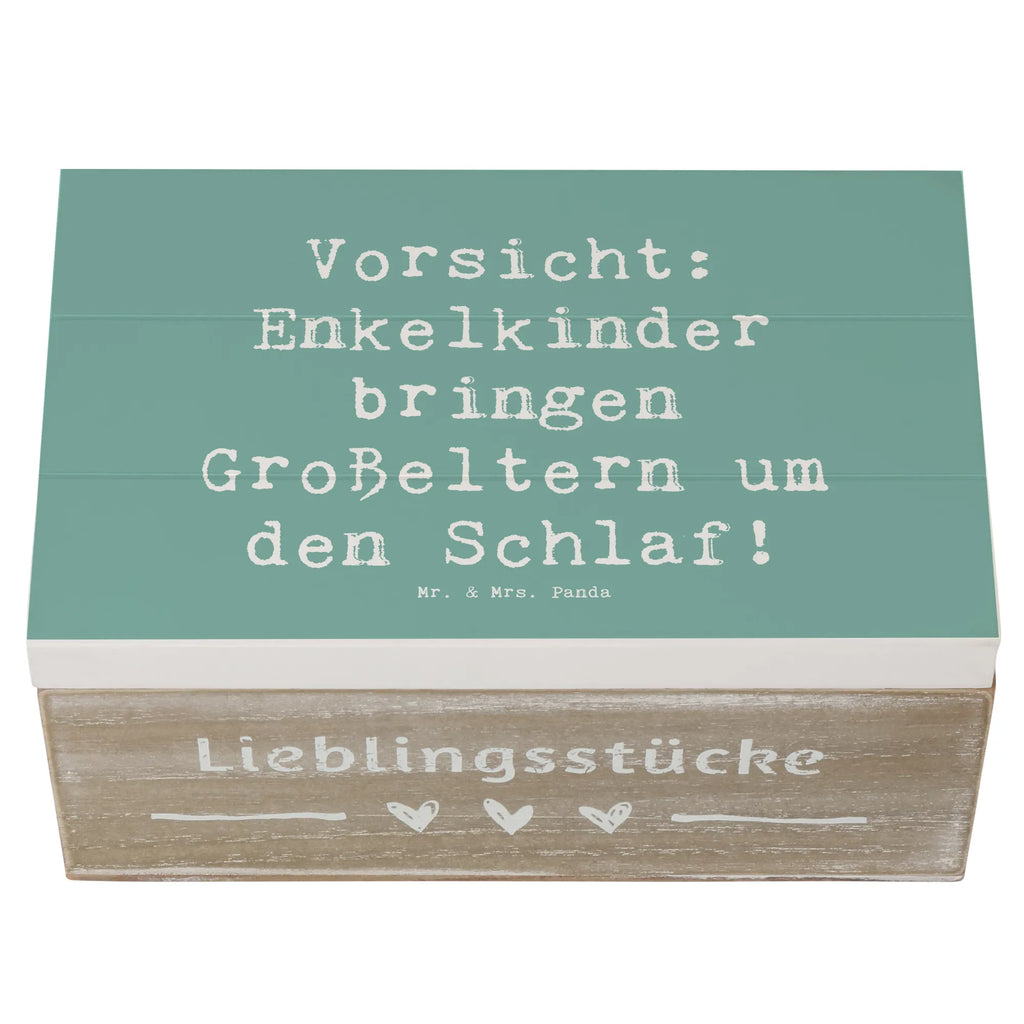 Holzkiste Spruch Enkelkinder XXL, Erinnerungskiste, Schatzkiste, Schatulle, Aufbewahrungsbox, Geschenkbox, Erinnerungsbox, Truhe, Kiste, Dekokiste, Geschenkdose, Holzkiste, Familie, Vatertag, Muttertag, Bruder, Schwester, Mama, Papa, Oma, Opa