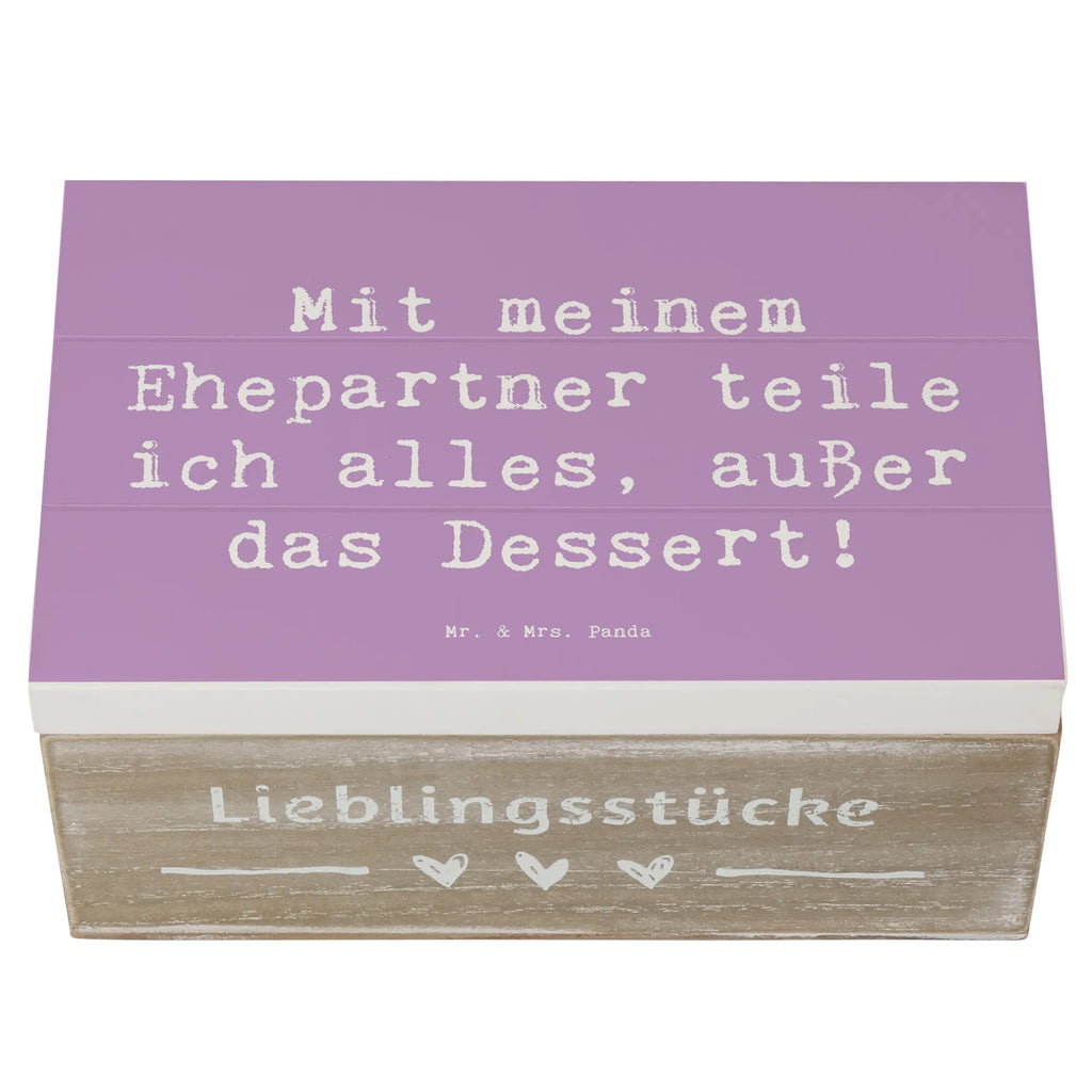 Holzkiste Spruch Ehepartner Dessert Kiste, Geschenkbox, Dekokiste, XXL, Geschenkdose, Holzkiste, Erinnerungskiste, Aufbewahrungsbox, Schatzkiste, Erinnerungsbox, Truhe, Schatulle, Familie, Vatertag, Muttertag, Bruder, Schwester, Mama, Papa, Oma, Opa