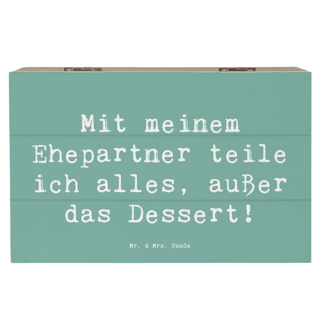 Holzkiste Spruch Ehepartner Dessert Kiste, Geschenkbox, Dekokiste, XXL, Geschenkdose, Holzkiste, Erinnerungskiste, Aufbewahrungsbox, Schatzkiste, Erinnerungsbox, Truhe, Schatulle, Familie, Vatertag, Muttertag, Bruder, Schwester, Mama, Papa, Oma, Opa