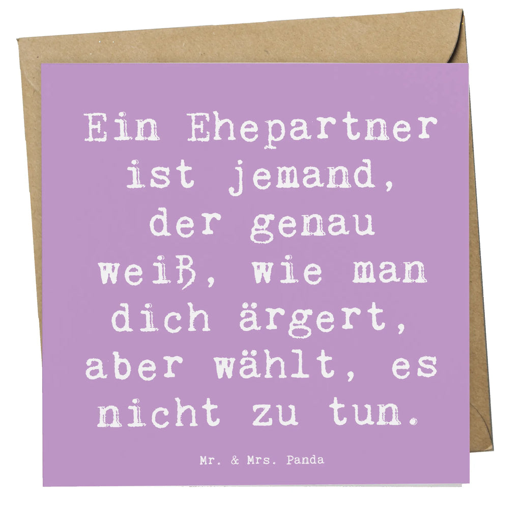 Deluxe Karte Spruch Ehepartner Liebe Karte, Hochzeitskarte, Glückwunschkarte, Klappkarte, Geburtstagskarte, Hochwertige Klappkarte, Hochwertige Grußkarte, Einladungskarte, Grußkarte, Familie, Vatertag, Muttertag, Bruder, Schwester, Mama, Papa, Oma, Opa