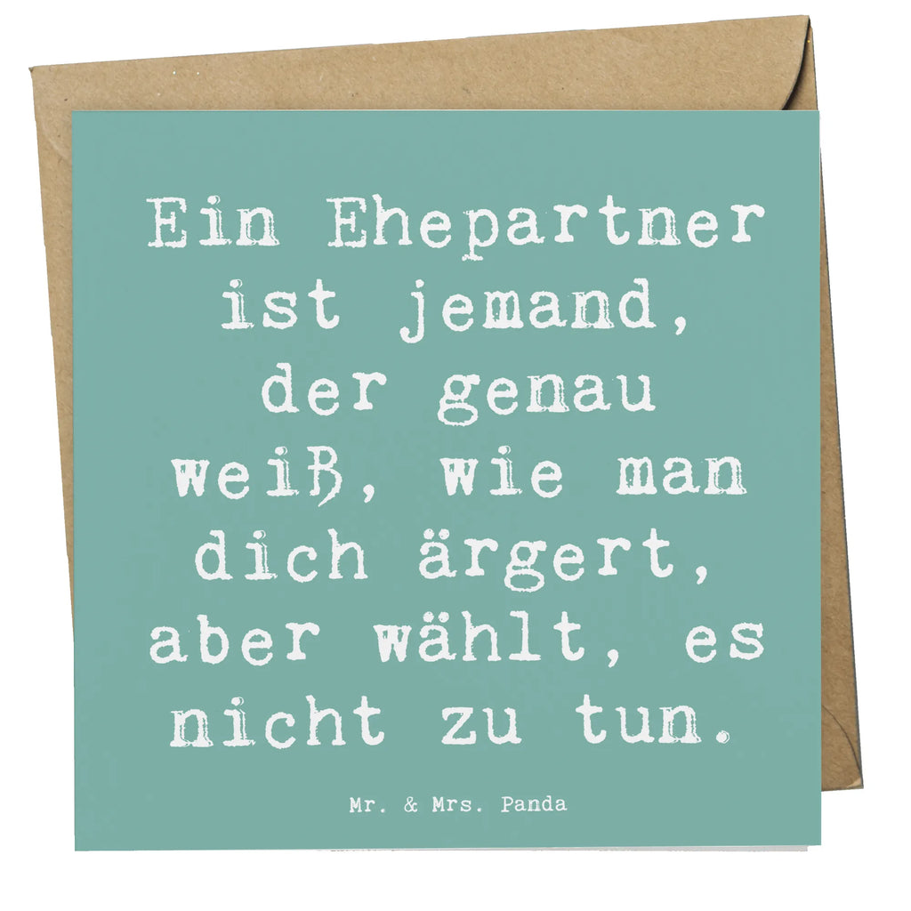 Deluxe Karte Spruch Ehepartner Liebe Karte, Hochzeitskarte, Glückwunschkarte, Klappkarte, Geburtstagskarte, Hochwertige Klappkarte, Hochwertige Grußkarte, Einladungskarte, Grußkarte, Familie, Vatertag, Muttertag, Bruder, Schwester, Mama, Papa, Oma, Opa
