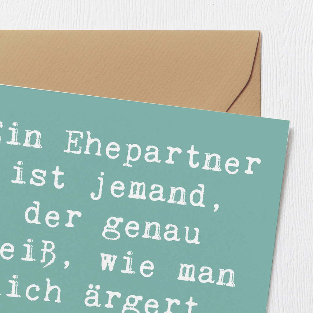 Deluxe Karte Spruch Ehepartner Liebe Karte, Hochzeitskarte, Glückwunschkarte, Klappkarte, Geburtstagskarte, Hochwertige Klappkarte, Hochwertige Grußkarte, Einladungskarte, Grußkarte, Familie, Vatertag, Muttertag, Bruder, Schwester, Mama, Papa, Oma, Opa