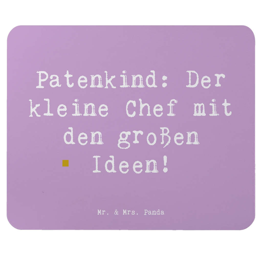 Mouse mat Saying Patenkind: Der kleine Chef mit den großen Ideen! Einzigartiges Mauspad, Mauspad Büro, Computer zubehör, Büroausstattung, Mousepad, Mauspad, Designer Mauspad, Arbeitszimmer, PC Zubehör, Mausunterlage, Familie, Vatertag, Muttertag, Bruder, Schwester, Mama, Papa, Oma, Opa