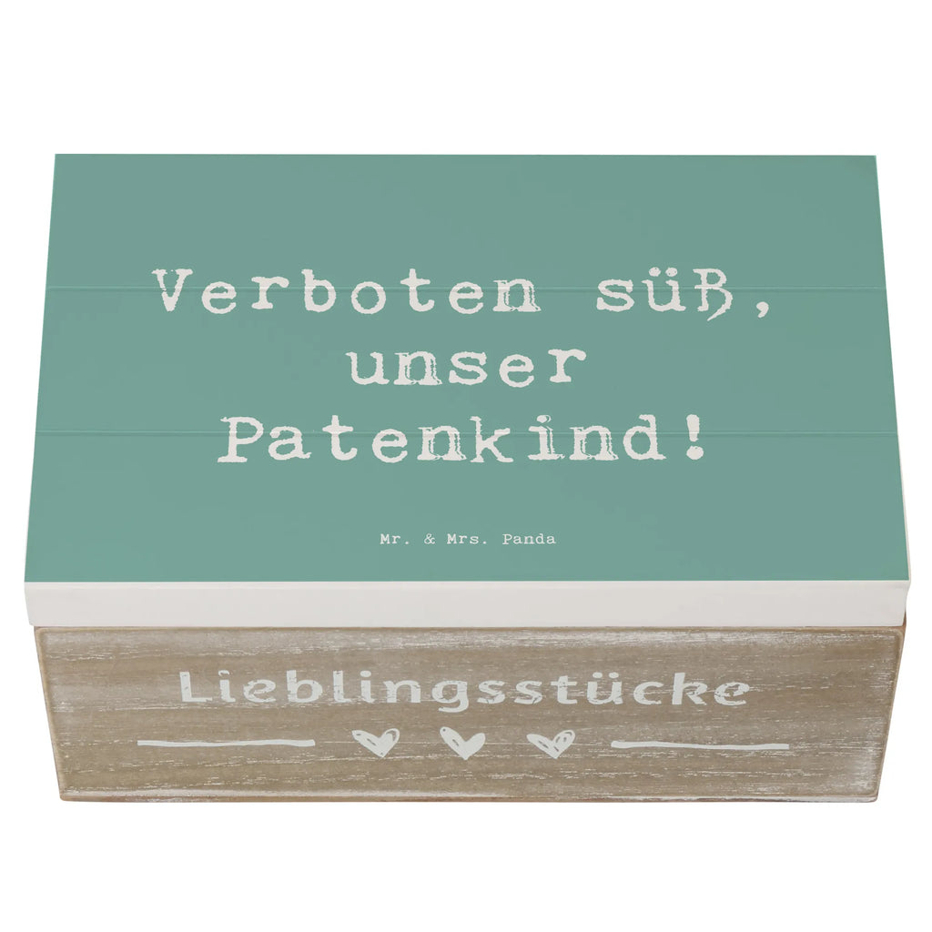 Holzkiste Spruch Verboten süß Patenkind Dekokiste, Aufbewahrungsbox, Geschenkdose, Schatulle, Geschenkbox, Holzkiste, Erinnerungsbox, Schatzkiste, Erinnerungskiste, XXL, Truhe, Kiste, Familie, Vatertag, Muttertag, Bruder, Schwester, Mama, Papa, Oma, Opa