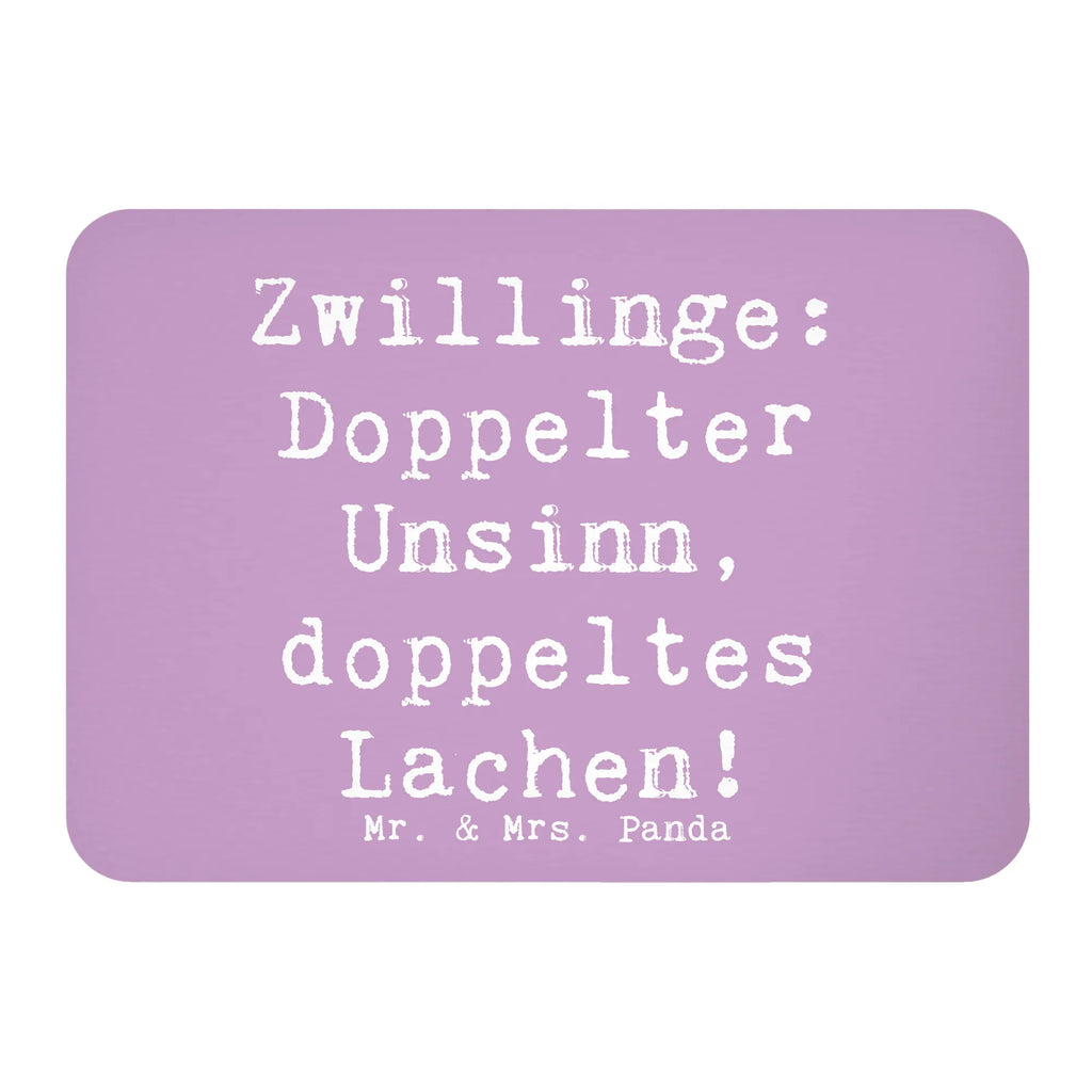Magnet Saying Zwillinge: Doppelter Unsinn, doppeltes Lachen! Kühlschrankmagnet, Pinnwandmagnet, Souvenir Magnet, Motivmagnete, Dekomagnet, Whiteboard Magnet, Notiz Magnet, Kühlschrank Dekoration, Familie, Vatertag, Muttertag, Bruder, Schwester, Mama, Papa, Oma, Opa