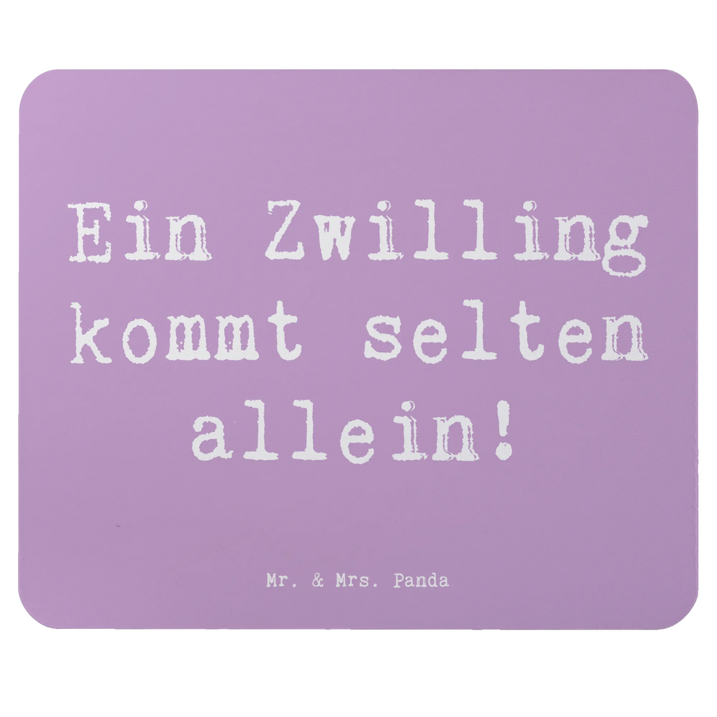 Mouse mat Saying Ein Zwilling kommt selten allein! Mousepad, Computer zubehör, Büroausstattung, PC Zubehör, Arbeitszimmer, Mauspad, Einzigartiges Mauspad, Designer Mauspad, Mausunterlage, Mauspad Büro, Familie, Vatertag, Muttertag, Bruder, Schwester, Mama, Papa, Oma, Opa
