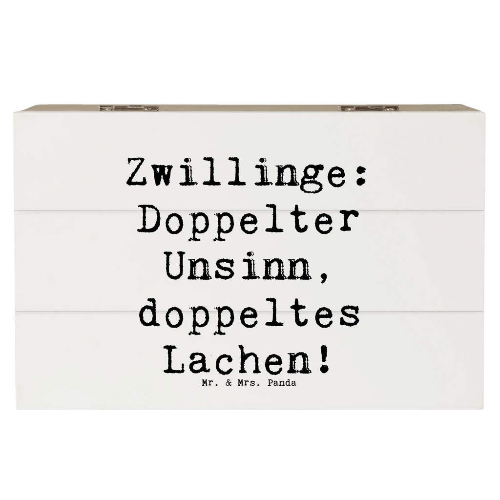 Holzkiste Spruch Zwillingsgeschwister Spaß Schatzkiste, Geschenkbox, Kiste, Erinnerungsbox, XXL, Schatulle, Geschenkdose, Truhe, Erinnerungskiste, Dekokiste, Holzkiste, Aufbewahrungsbox, Familie, Vatertag, Muttertag, Bruder, Schwester, Mama, Papa, Oma, Opa