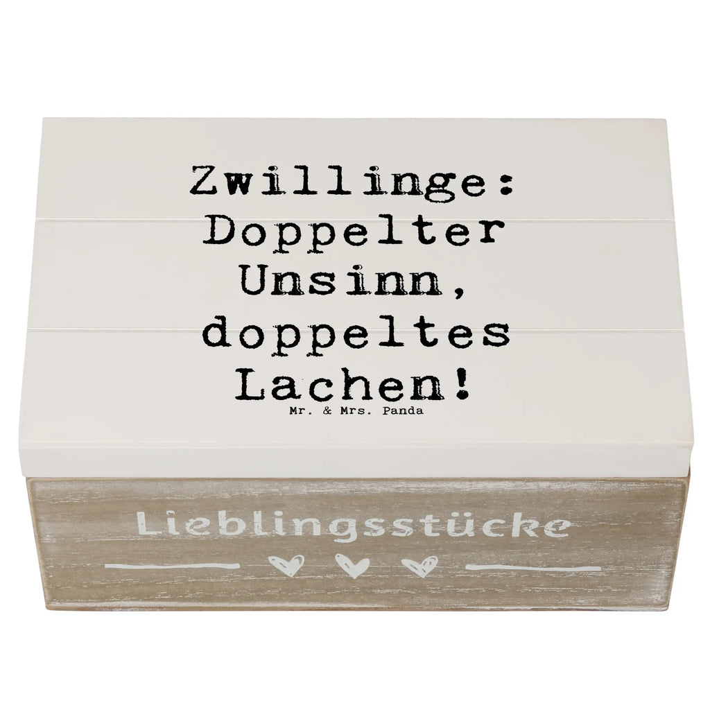 Holzkiste Spruch Zwillingsgeschwister Spaß Schatzkiste, Geschenkbox, Kiste, Erinnerungsbox, XXL, Schatulle, Geschenkdose, Truhe, Erinnerungskiste, Dekokiste, Holzkiste, Aufbewahrungsbox, Familie, Vatertag, Muttertag, Bruder, Schwester, Mama, Papa, Oma, Opa