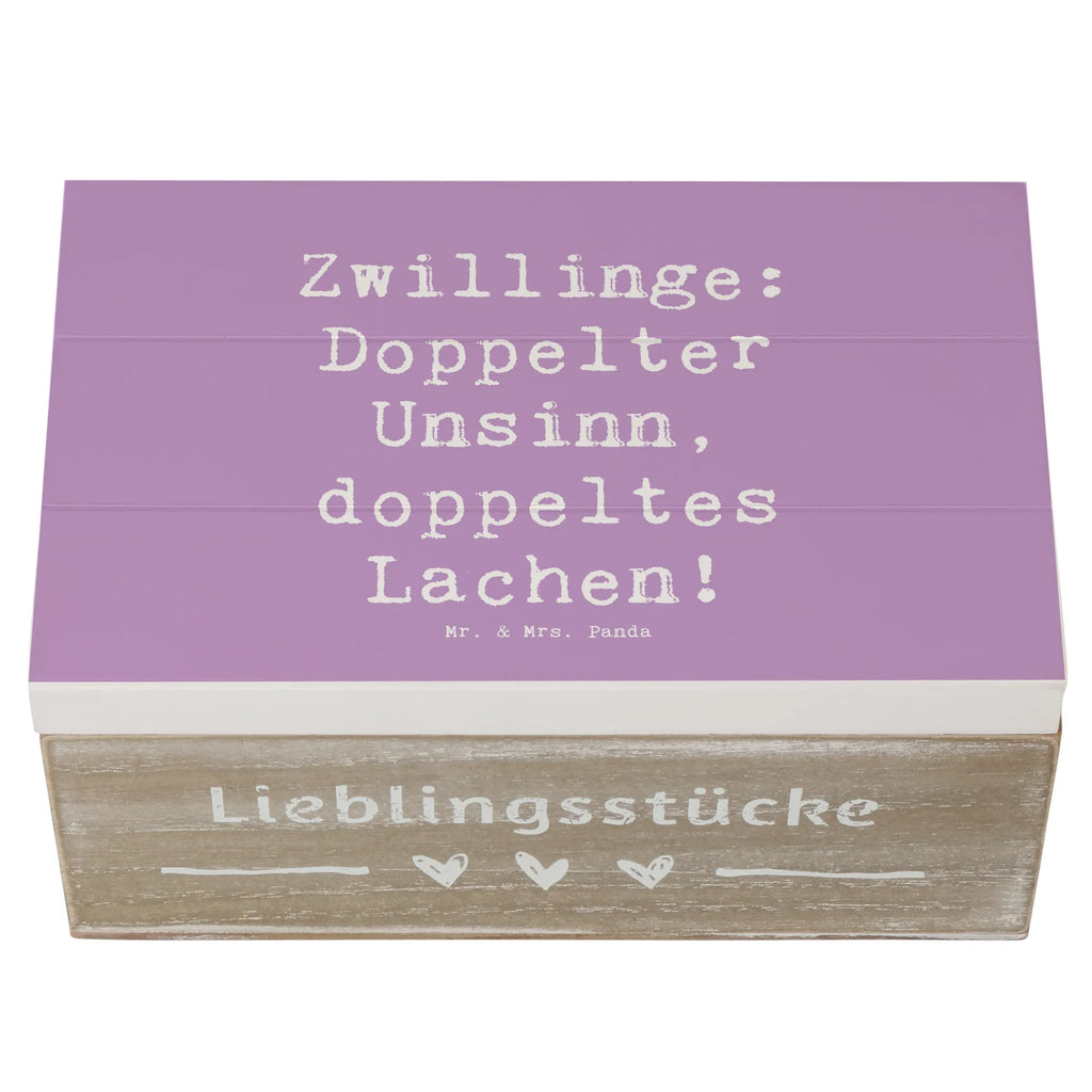 Holzkiste Spruch Zwillingsgeschwister Spaß Schatzkiste, Geschenkbox, Kiste, Erinnerungsbox, XXL, Schatulle, Geschenkdose, Truhe, Erinnerungskiste, Dekokiste, Holzkiste, Aufbewahrungsbox, Familie, Vatertag, Muttertag, Bruder, Schwester, Mama, Papa, Oma, Opa