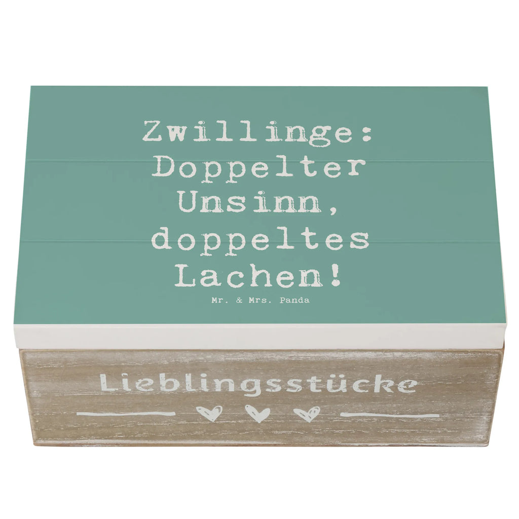 Holzkiste Spruch Zwillingsgeschwister Spaß Schatzkiste, Geschenkbox, Kiste, Erinnerungsbox, XXL, Schatulle, Geschenkdose, Truhe, Erinnerungskiste, Dekokiste, Holzkiste, Aufbewahrungsbox, Familie, Vatertag, Muttertag, Bruder, Schwester, Mama, Papa, Oma, Opa