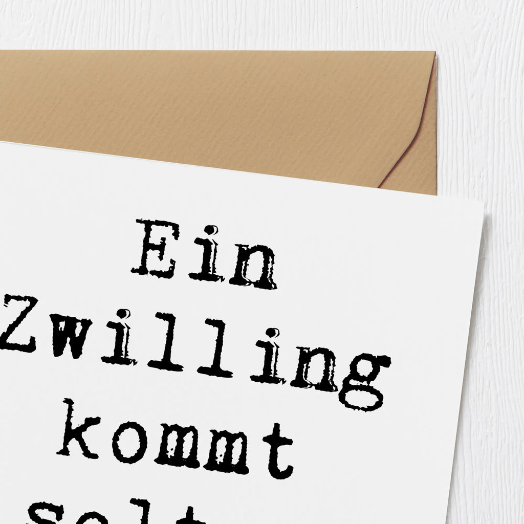 Deluxe Karte Spruch Zwillingsgeschwister Liebe Klappkarte, Geburtstagskarte, Einladungskarte, Hochwertige Klappkarte, Glückwunschkarte, Karte, Hochzeitskarte, Hochwertige Grußkarte, Grußkarte, Familie, Vatertag, Muttertag, Bruder, Schwester, Mama, Papa, Oma, Opa