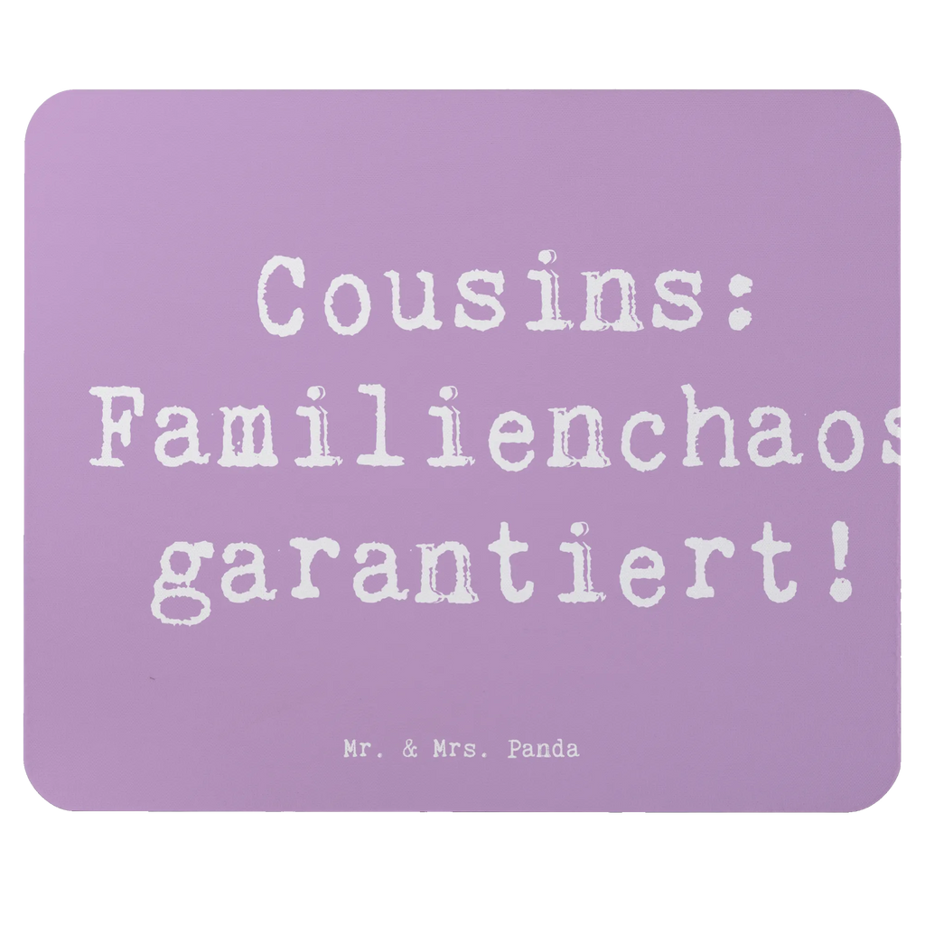 Mouse mat Saying Cousins: Familienchaos garantiert! Büroausstattung, Mauspad Büro, Arbeitszimmer, Computer zubehör, Mausunterlage, PC Zubehör, Einzigartiges Mauspad, Mousepad, Designer Mauspad, Mauspad, Familie, Vatertag, Muttertag, Bruder, Schwester, Mama, Papa, Oma, Opa