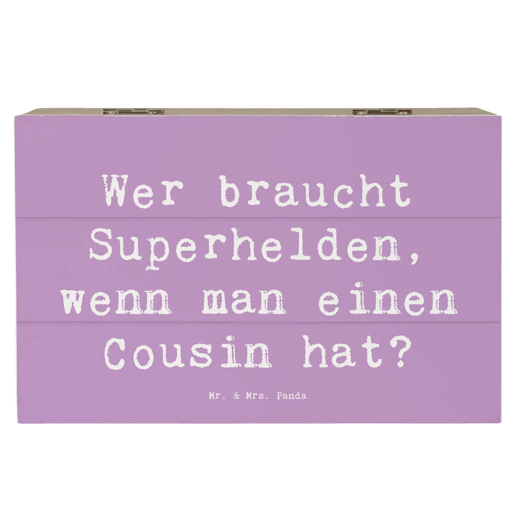 Holzkiste Spruch Cousin Held Schatulle, Geschenkbox, Aufbewahrungsbox, Erinnerungsbox, XXL, Holzkiste, Schatzkiste, Geschenkdose, Kiste, Truhe, Erinnerungskiste, Dekokiste, Familie, Vatertag, Muttertag, Bruder, Schwester, Mama, Papa, Oma, Opa