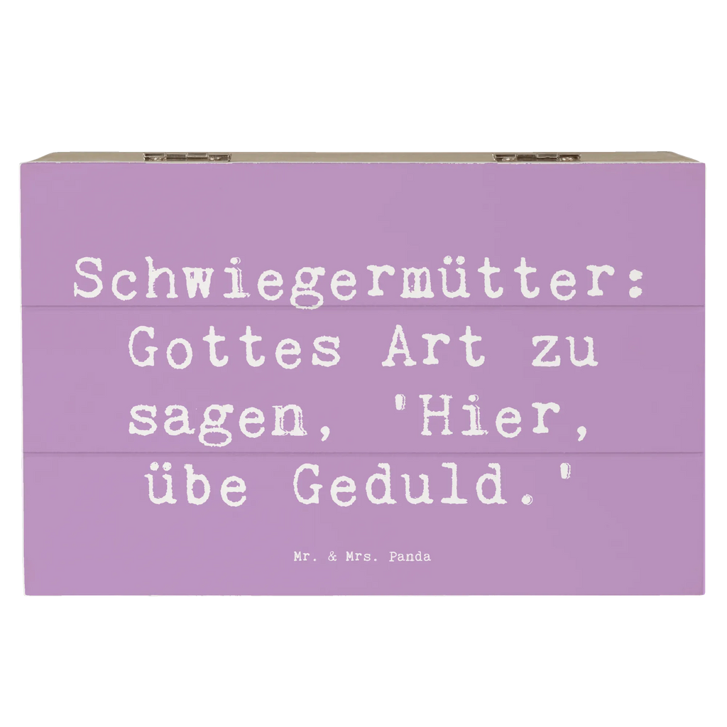 Holzkiste Spruch Schwiegermutter Geduld XXL, Dekokiste, Geschenkbox, Holzkiste, Truhe, Geschenkdose, Aufbewahrungsbox, Schatulle, Schatzkiste, Erinnerungskiste, Erinnerungsbox, Kiste, Familie, Vatertag, Muttertag, Bruder, Schwester, Mama, Papa, Oma, Opa