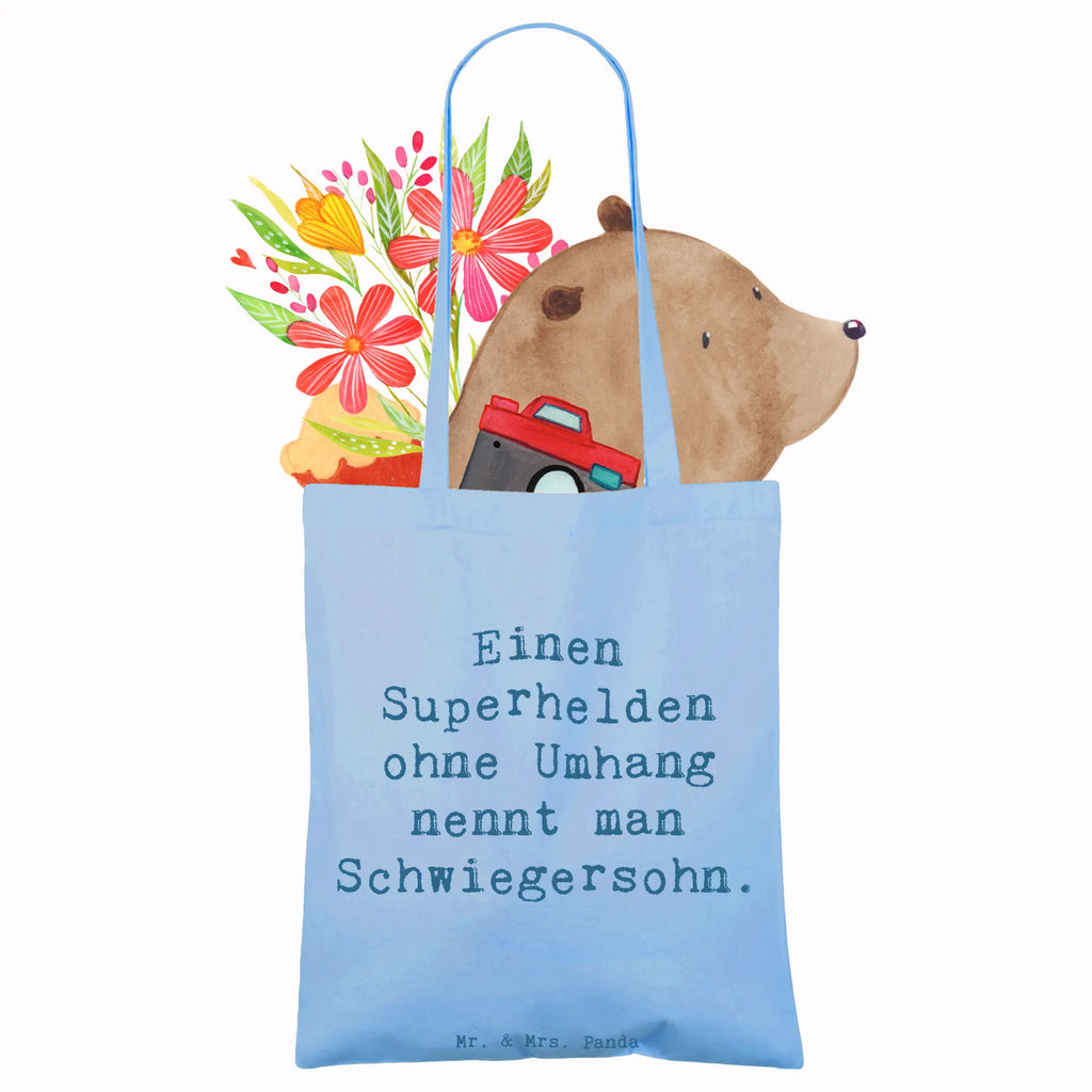 Tragetasche Spruch Held Schwiegersohn Beuteltasche, Beutel, Einkaufstasche, Jutebeutel, Stoffbeutel, Tasche, Shopper, Umhängetasche, Strandtasche, Schultertasche, Stofftasche, Tragetasche, Badetasche, Jutetasche, Einkaufstüte, Laptoptasche, Familie, Vatertag, Muttertag, Bruder, Schwester, Mama, Papa, Oma, Opa