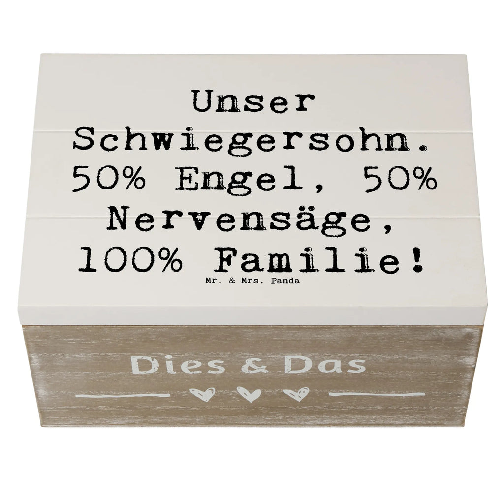 Holzkiste Spruch Unser Schwiegersohn. 50% Engel, 50% Nervensäge, 100% Familie! schmuckkästchen, Kiste, erinnerungsbox hochzeit, Schatzkiste, aufbewahrungskiste, Erinnerungskiste, Dekokiste, aufbewahrungsbox aus holz, Aufbewahrungsbox, Holzkiste, holztruhe, holzboxen, erinnerungsbox baby, Erinnerungsbox, holzbox mit deckel, dekorative holzkiste, Truhe, Geschenkbox, holz aufbewahrungsbox, aufbewahrungsbox holz, box aus holz, Schatulle, holzbox, ordnungsbox, deko box, holzkiste mit deckel, holzkisten, Familie, Mama, Schwester, Opa, Bruder, Vatertag, Papa, Muttertag, Oma