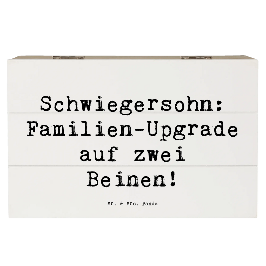 Holzkiste Spruch Schwiegersohn Upgrade Dekokiste, Holzkiste, Kiste, Truhe, Schatulle, Erinnerungskiste, XXL, Schatzkiste, Geschenkbox, Geschenkdose, Aufbewahrungsbox, Erinnerungsbox, Familie, Vatertag, Muttertag, Bruder, Schwester, Mama, Papa, Oma, Opa