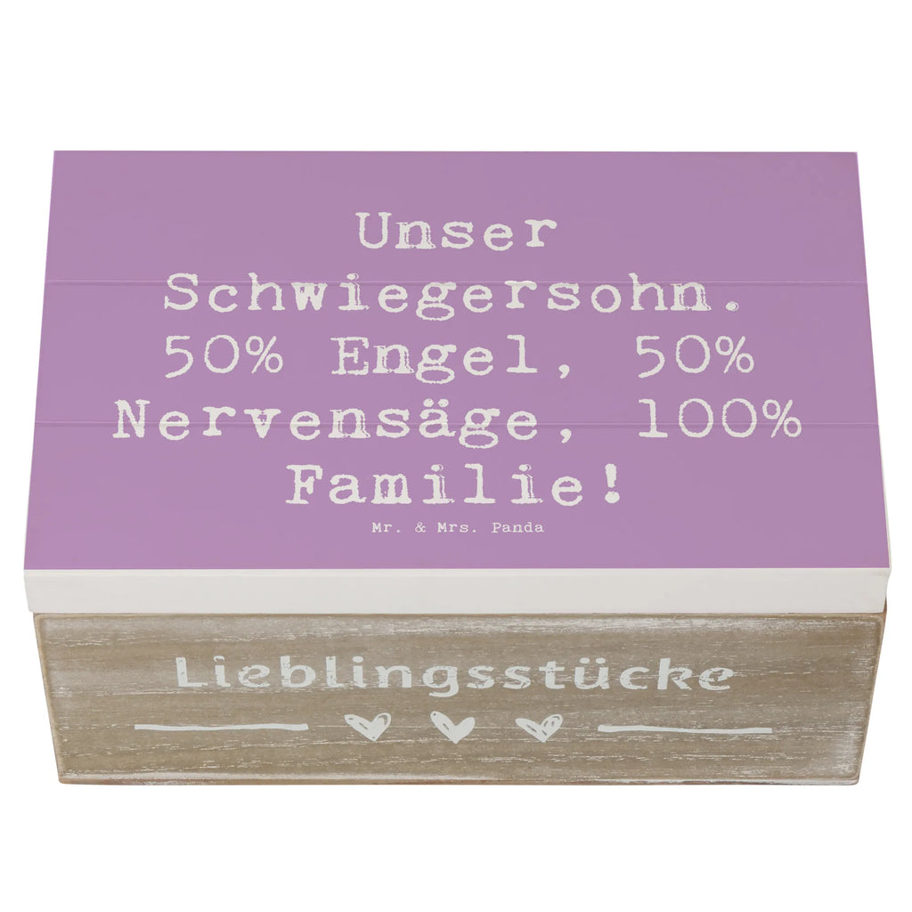 Holzkiste Spruch Unser Schwiegersohn. 50% Engel, 50% Nervensäge, 100% Familie! schmuckkästchen, Kiste, erinnerungsbox hochzeit, Schatzkiste, aufbewahrungskiste, Erinnerungskiste, Dekokiste, aufbewahrungsbox aus holz, Aufbewahrungsbox, Holzkiste, holztruhe, holzboxen, erinnerungsbox baby, Erinnerungsbox, holzbox mit deckel, dekorative holzkiste, Truhe, Geschenkbox, holz aufbewahrungsbox, aufbewahrungsbox holz, box aus holz, Schatulle, holzbox, ordnungsbox, deko box, holzkiste mit deckel, holzkisten, Familie, Mama, Schwester, Opa, Bruder, Vatertag, Papa, Muttertag, Oma