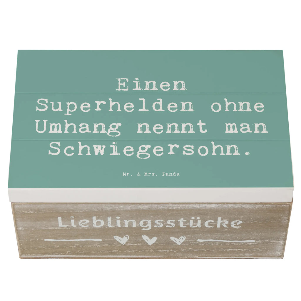 Holzkiste Spruch Held Schwiegersohn Schatulle, Aufbewahrungsbox, Truhe, Erinnerungsbox, Schatzkiste, Holzkiste, Dekokiste, Erinnerungskiste, Kiste, XXL, Geschenkbox, Geschenkdose, Familie, Vatertag, Muttertag, Bruder, Schwester, Mama, Papa, Oma, Opa