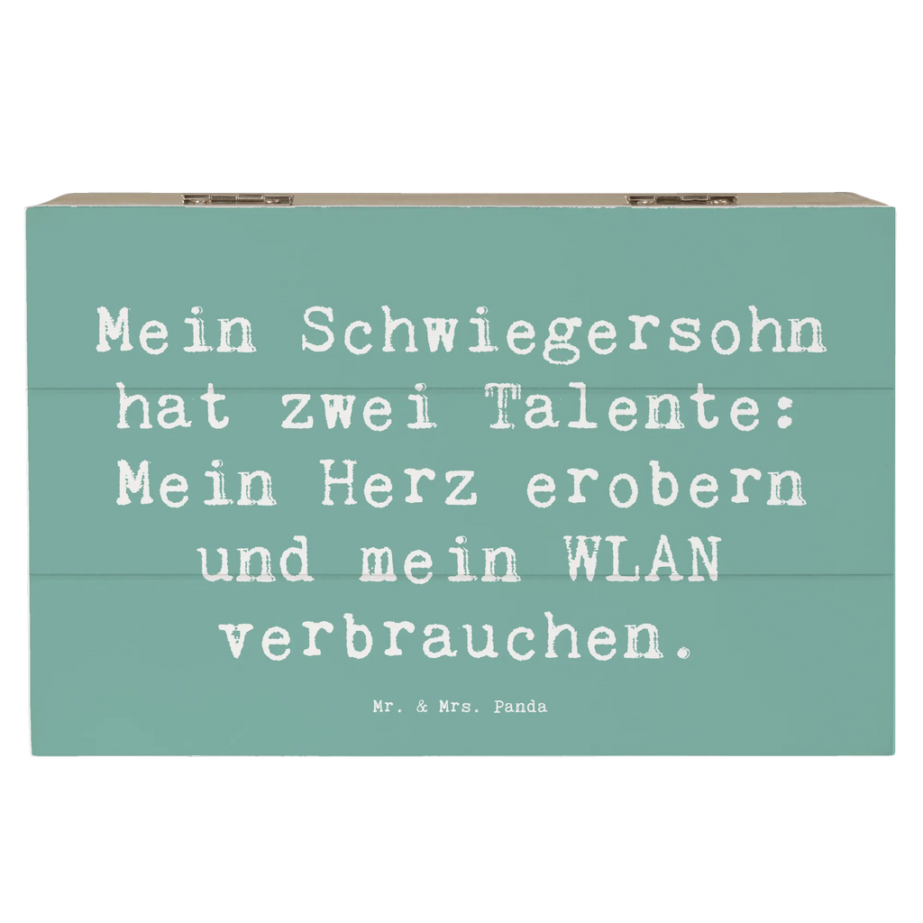 Holzkiste Spruch Schwiegersohn Talente Geschenkdose, Kiste, XXL, Erinnerungskiste, Schatulle, Dekokiste, Holzkiste, Aufbewahrungsbox, Truhe, Geschenkbox, Schatzkiste, Erinnerungsbox, Familie, Vatertag, Muttertag, Bruder, Schwester, Mama, Papa, Oma, Opa