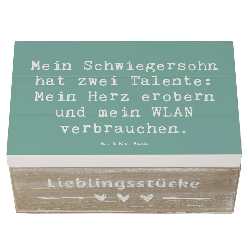 Holzkiste Spruch Schwiegersohn Talente Geschenkdose, Kiste, XXL, Erinnerungskiste, Schatulle, Dekokiste, Holzkiste, Aufbewahrungsbox, Truhe, Geschenkbox, Schatzkiste, Erinnerungsbox, Familie, Vatertag, Muttertag, Bruder, Schwester, Mama, Papa, Oma, Opa
