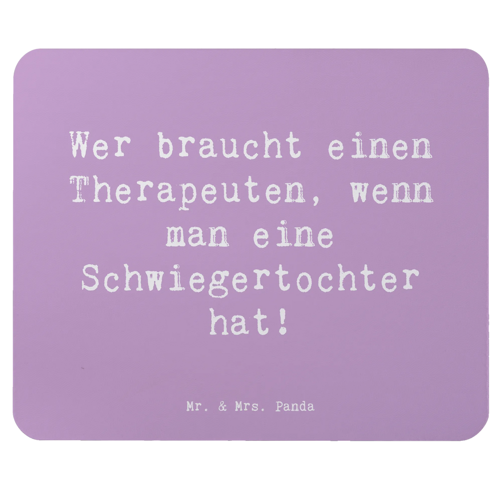 Mouse mat Saying Wer braucht einen Therapeuten, wenn man eine Schwiegertochter hat! Mousepad, Computer zubehör, Büroausstattung, PC Zubehör, Arbeitszimmer, Mauspad, Einzigartiges Mauspad, Designer Mauspad, Mausunterlage, Mauspad Büro, Familie, Vatertag, Muttertag, Bruder, Schwester, Mama, Papa, Oma, Opa