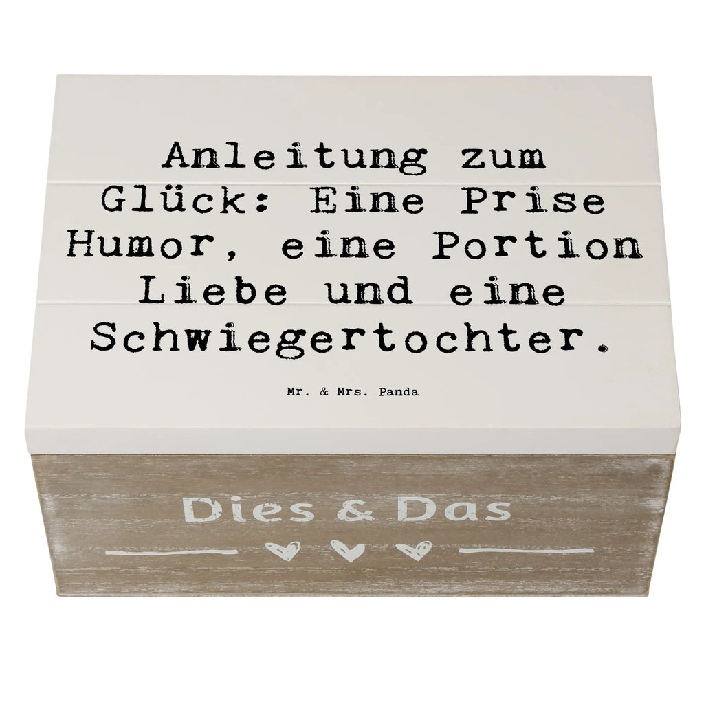 Wooden chest Saying Anleitung zum Glück: Eine Prise Humor, eine Portion Liebe und eine Schwiegertochter. Aufbewahrungsbox, aufbewahrungskisten, Aufbewahrungsbox aus Holz, truhe holz, kiste holz, holztruhen, box holz, Holzkiste, Holzboxen, Holzbox mit Deckel, Holzbox, holzschachtel, holzschatulle, Aufbewahrungsbox Holz, Holztruhe, aufbewahrungsboxen, Holzkisten, Schatulle, Holz Aufbewahrungsbox, Aufbewahrungskiste, aufbewahrungstruhe, holzkästchen, Holzkiste mit Deckel, Box aus Holz, aufbewahrungskiste mit deckel, Familie, Mama, Schwester, Opa, Bruder, Vatertag, Papa, Muttertag, Oma