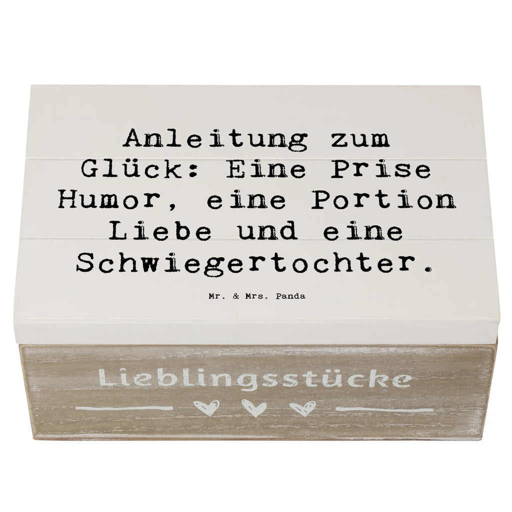 Wooden chest Saying Anleitung zum Glück: Eine Prise Humor, eine Portion Liebe und eine Schwiegertochter. Aufbewahrungsbox, aufbewahrungskisten, Aufbewahrungsbox aus Holz, truhe holz, kiste holz, holztruhen, box holz, Holzkiste, Holzboxen, Holzbox mit Deckel, Holzbox, holzschachtel, holzschatulle, Aufbewahrungsbox Holz, Holztruhe, aufbewahrungsboxen, Holzkisten, Schatulle, Holz Aufbewahrungsbox, Aufbewahrungskiste, aufbewahrungstruhe, holzkästchen, Holzkiste mit Deckel, Box aus Holz, aufbewahrungskiste mit deckel, Familie, Mama, Schwester, Opa, Bruder, Vatertag, Papa, Muttertag, Oma