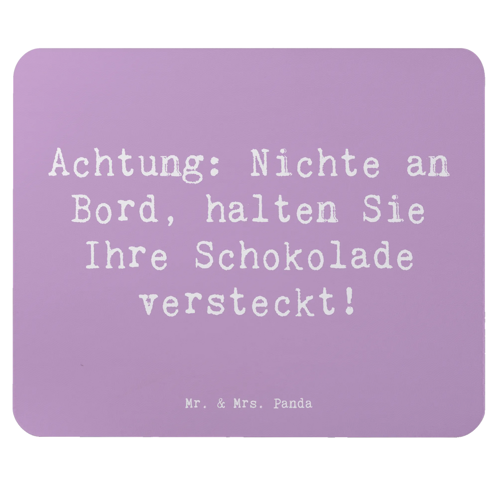 Mouse mat Saying Achtung: Nichte an Bord, halten Sie Ihre Schokolade versteckt! Mauspad Büro, Büroausstattung, Arbeitszimmer, Computer zubehör, Designer Mauspad, Mauspad, Mausunterlage, Einzigartiges Mauspad, Mousepad, PC Zubehör, Familie, Vatertag, Muttertag, Bruder, Schwester, Mama, Papa, Oma, Opa