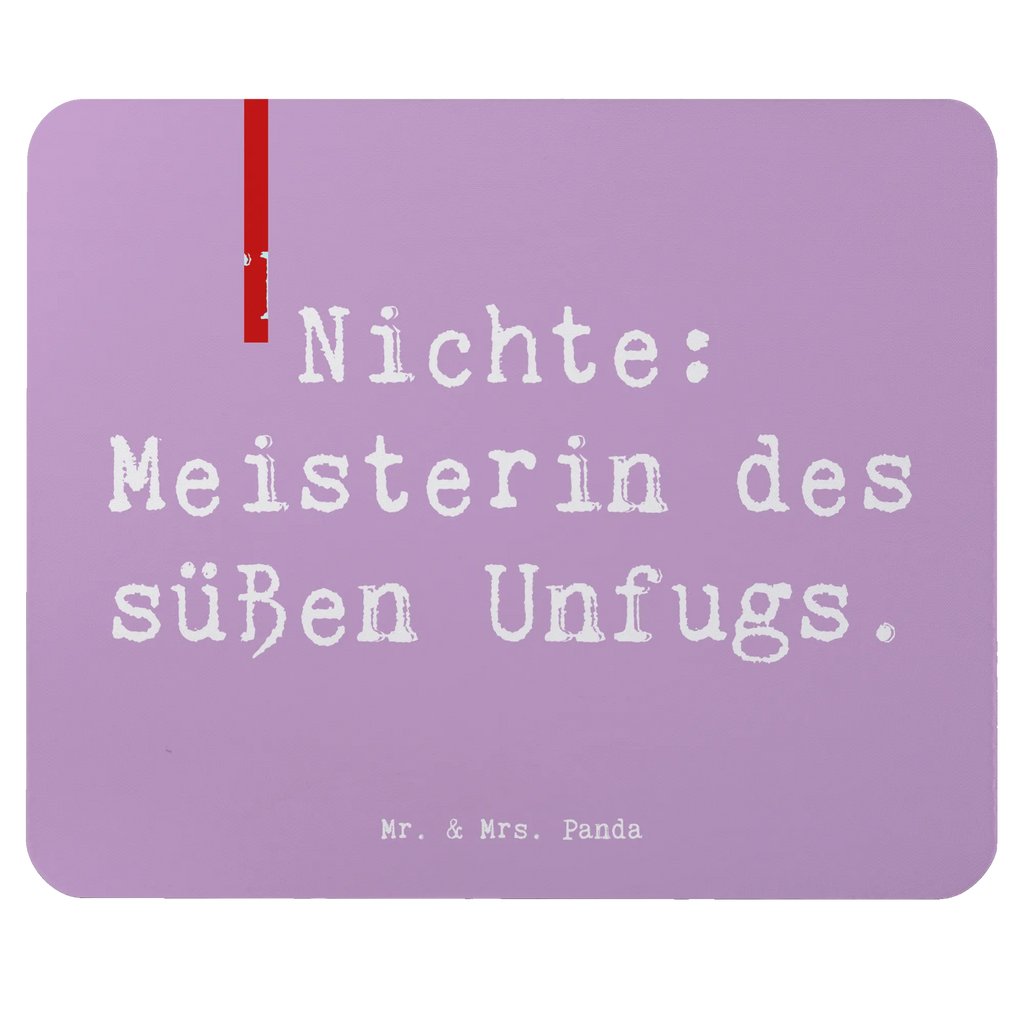 Mouse mat Saying Nichte: Meisterin des süßen Unfugs. Computer zubehör, Mousepad, Mauspad, Einzigartiges Mauspad, PC Zubehör, Büroausstattung, Arbeitszimmer, Designer Mauspad, Mauspad Büro, Mausunterlage, Familie, Vatertag, Muttertag, Bruder, Schwester, Mama, Papa, Oma, Opa