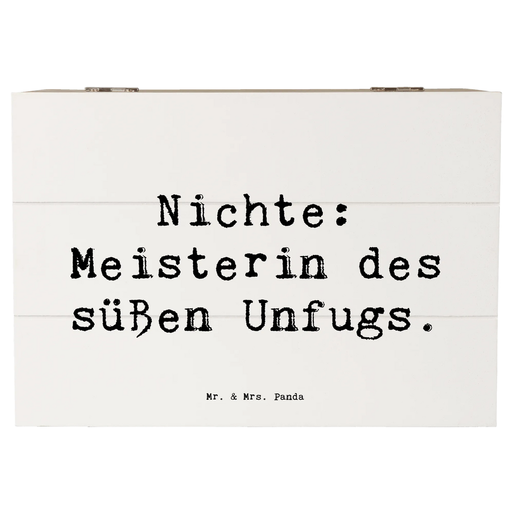 Holzkiste Spruch Nichte Meisterin Kiste, XXL, Schatulle, Geschenkbox, Truhe, Schatzkiste, Erinnerungsbox, Aufbewahrungsbox, Dekokiste, Geschenkdose, Erinnerungskiste, Holzkiste, Familie, Vatertag, Muttertag, Bruder, Schwester, Mama, Papa, Oma, Opa